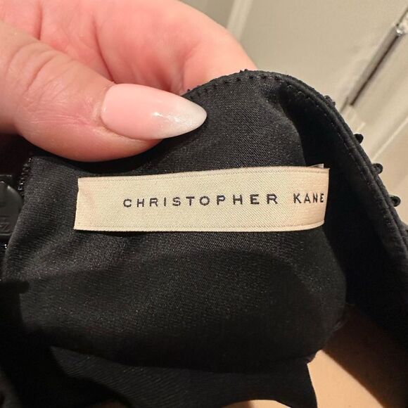 Christopher Kane Satin Fringe Dress - Picture 8 of 8